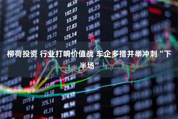柳荷投资 行业打响价值战 车企多措并举冲刺“下半场”
